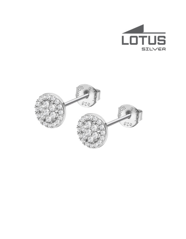 LOTUS SILVER EARRINGS